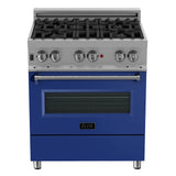 ZLINE 30" Bundle Range RAS-BM-30 & Range Hood 8654BM-30, 2KP-RASBMRH30