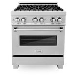 ZLINE 30" Bundle Range RAS-SN-30 & Range Hood 8654SN-30, 2KP-RASSNRH30