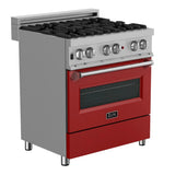 ZLINE 30" Bundle Range RAS-RM-30 & Range Hood 8654RM-30, 2KP-RASRMRH30