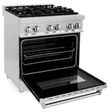 ZLINE 30" Bundle Range RA30 & Microwave MWO-OTR-H-30, 2KP-RAOTR30