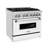 ZLINE 36" Bundle Range RA36 & Range Hood KB-36, 2KP-RAWMRH36