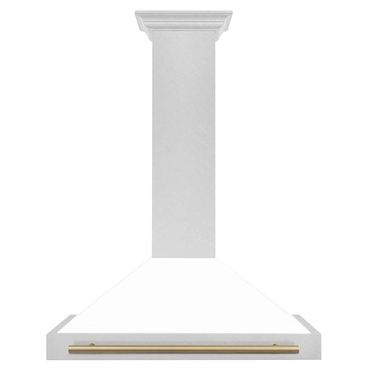 ZLINE 48" Autograph Stainless Wall Range Hood KB4SNZ-WM48-CB