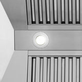 ZLINE 30" Autograph Stainless Wall Range Hood, White, 8654STZ-WM30-CB