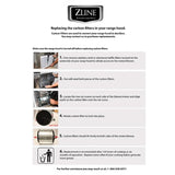 ZLINE 1 Set Charcoal Filters for Range Hoods w/Recirculating Option CF1