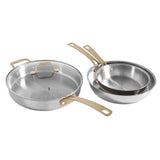ZLINE 10-Piece Stainless Steel Non-Toxic Cookware Set CWSETL-ST-10