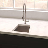 ZLINE 15" Undermount Single Bowl Bar Sink DuraSnow Stainless Steel, SUS-15S