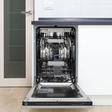 ZLINE 18" Dishwasher in Custom Panel Ready, Stainless Tub, DWV-304-18