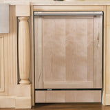 ZLINE 18" Dishwasher in Unfinished Wood with Stainless Steel Tub, DW-UF-18