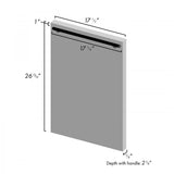 ZLINE 18" Dishwasher in Unfinished Wood with Stainless Steel Tub, DW-UF-18