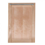 ZLINE 18" Dishwasher in Unfinished Wood with Stainless Steel Tub, DW-UF-H-18