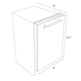 ZLINE 18" Dishwasher in Unfinished Wood with Stainless Steel Tub, DW-UF-H-18