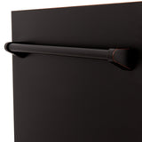 ZLINE 18" Dishwasher, Oil Rubbed Bronze panel, Stainless Tub, DWV-ORB-18