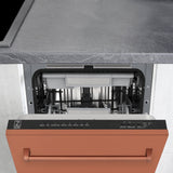 ZLINE 18" Dishwasher with Copper panel, Stainless Tub, DWV-C-18