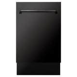 ZLINE 18 in. Tallac Series 3rd Rack Top Control Dishwasher in a Stainless Steel Tub DWV-BS-18