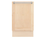 ZLINE 18" Tallac Series 3rd Rack Top Control Dishwasher in Custom Panel Ready with Stainless Steel Tub, DWV-UF-18
