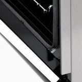 ZLINE 24" Autograph Gas Range, DuraSnow, White Door, RGSZ-WM-24-MB