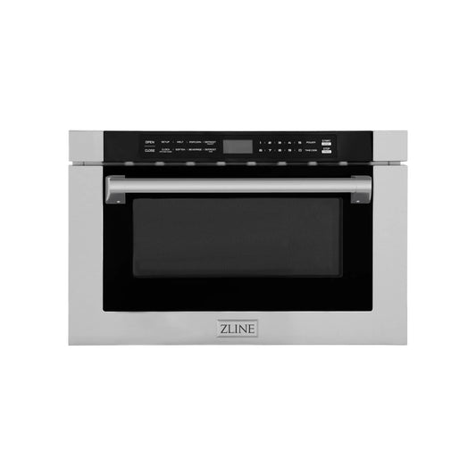 ZLINE 24" Built-in Microwave Drawer, Stainless Steel, MWD-1-H
