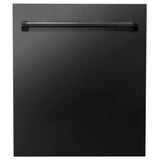 ZLINE 24" Dishwasher In Black Stainless Steel, Stainless Tub, DW-BS-24