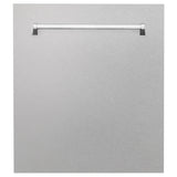 ZLINE 24" Dishwasher in DuraSnow Stainless panel, Stainless Tub, DWV-SN-24
