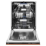 ZLINE 24" Dishwasher with Copper panel, Stainless Tub, DWV-C-24