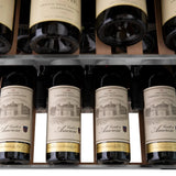 ZLINE 24" Dual Zone 44-Bottle Wine Cooler in Stainless Steel with Wood Shelf RWV-UD-24