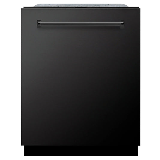ZLINE 24 in. Panel-Included Monument Series 3rd Rack Top Touch Control Dishwasher with Color Options and Stainless Steel Tub DWMT-BS-24