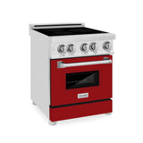 ZLINE 24" Induction Range with a 3 Element Stove and Electric Oven in Stainless Steel RAIND-RM-24