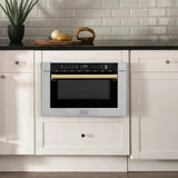 ZLINE 24" Microwave Drawer, Stainless Steel,Gold MWDZ-1-H-G