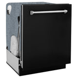 ZLINE 24" Monument, 3rd Rack, Dishwasher, Black Door, DWMT-BLM-24