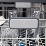 ZLINE 24" Monument, 3rd Rack, Dishwasher, Black Door, DWMT-BLM-24
