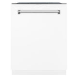 ZLINE 24" Monument, 3rd Rack Dishwasher, White Door, DWMT-WM-24