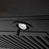 ZLINE 24" Range Hood, Black Stainless, Built-In Speakers, BSKENCRN-BT-24