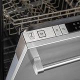 ZLINE 24" Top Control Dishwasher, Stainless Tub, DW-304-H-24