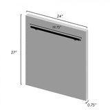 ZLINE 24" Top Control Dishwasher, Stainless Tub, DW-304-H-24