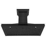 ZLINE 24" Wall Black Stainless Range Hood, Crown Sound, BSKBNCRN-BT-24