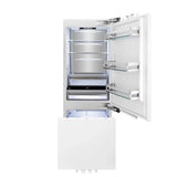 ZLINE 30" 16.1 cu. ft. Panel Ready Built-In 2-Door Bottom Freezer Refrigerator with Internal Water and Ice Dispenser RBIV-30