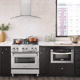 ZLINE 30" Alpine Wall Range Hood, Stainless Steel, ALP70WL-30