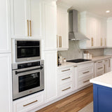 ZLINE 30" Autograph Edition Single Wall Oven with Self Clean and True Convection in Stainless Steel AWSZ-30-MB