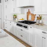 ZLINE 30" Autograph Porcelain Rangetop, Matte Black Accents, RTZ-30-MB