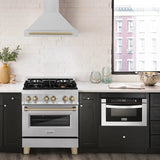 ZLINE 30" Autograph Stainless Wall Range Hood KB4SNZ-30-CB