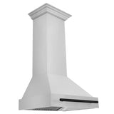 ZLINE 30" Autograph Stainless Wall Range Hood, White, 8654STZ-30-G