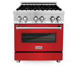 ZLINE 30" Bundle Range RA-RM-30 & Wall Range Hood KB-30, 2KP-RARMRH30
