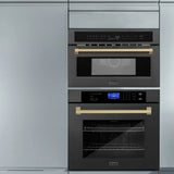 ZLINE 30” Convection Microwave, Black Stainless, Bronze MWOZ-30-BS-CB