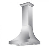 ZLINE 30" Designer Snow Stainless Finish Wall Range Hood, 8632S-30