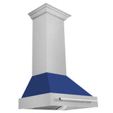 ZLINE 30" DuraSnow® Stainless Steel Range Hood with Color Shell Options 8654SNX-BM-30