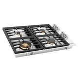 ZLINE 30" Gas Cooktop with 4 Gas Brass Burners RC-BR-30
