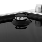 ZLINE 30" Gas Cooktop with 4 Gas Burners and Black Porcelain Top RC30-PBT