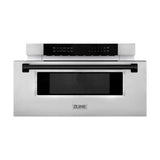 ZLINE 30" Microwave Drawer, Stainless Steel, Black MWDZ-30-MB