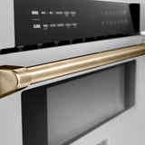 ZLINE 30" Microwave Drawer, Stainless Steel, Bronze MWDZ-30-SS-CB
