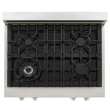 ZLINE 30" Porcelain Rangetop, DuraSnow, Stainless Steel, RTS-30